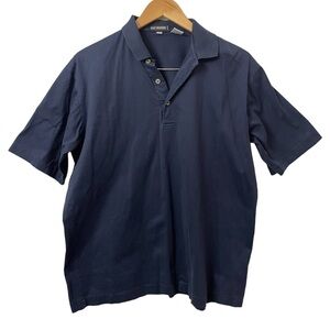 HOLT RENFREW navy polo shirt